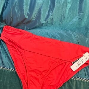 La Blanca LB01G95 Plus 20W Fold-Down Tummy Control Bikini Bottom Orange